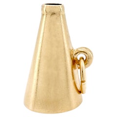 Vintage 14K J.M. Fisher Company Cheerleader Megaphone