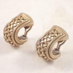 Kieselstein-Cord Gold Hoop Earrings