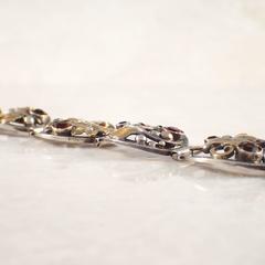 Oakes Citrine Pearl Silver over Gold Bracelet