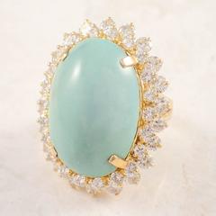 Turquoise Diamond Gold Ring