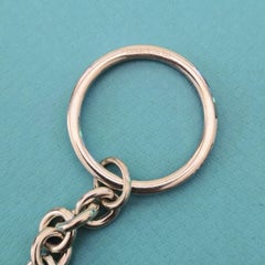 Return to Tiffany & Co. Sterling Silver Heart Tag Key Ring Keychain 925