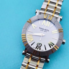 Tiffany & Co. Atlas Automatic 30mm Steel 18k Gold Two-Tone Watch Heart Date