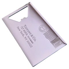 Tiffany & Co. Envelope 727 Fifth Avenue Steel Bottle Opener Made in Spain
