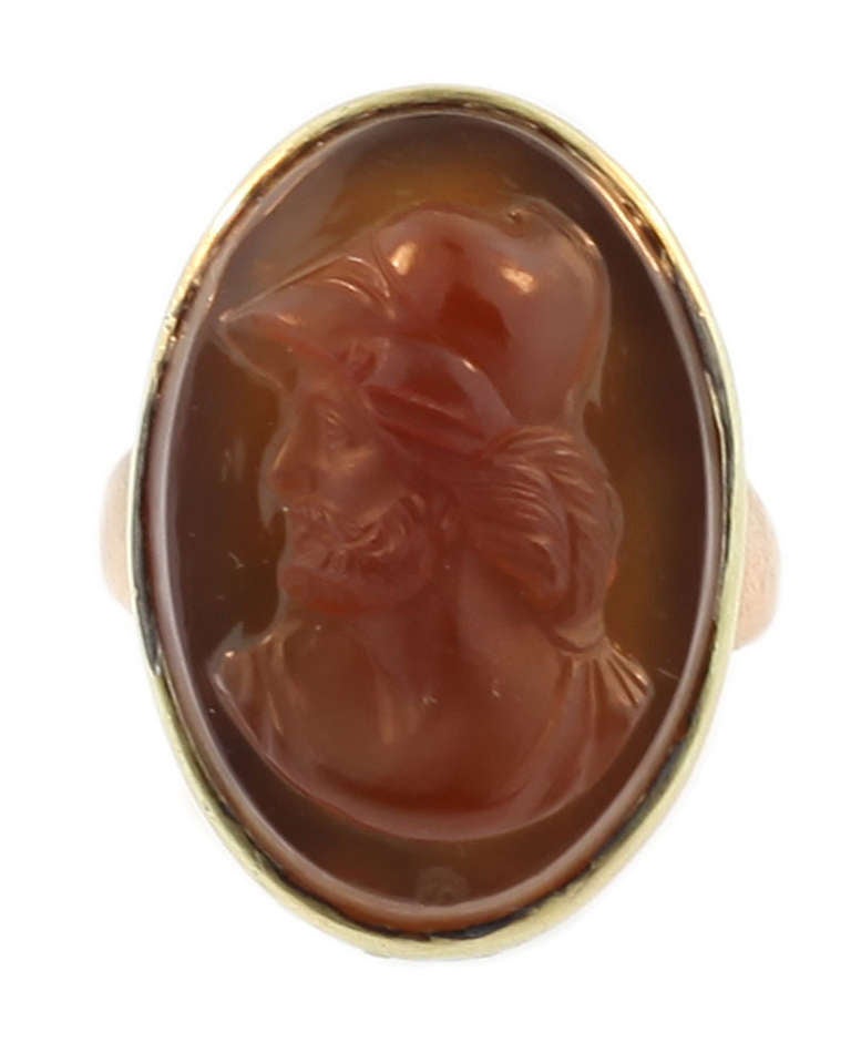Roman Centurion Cameo Ring