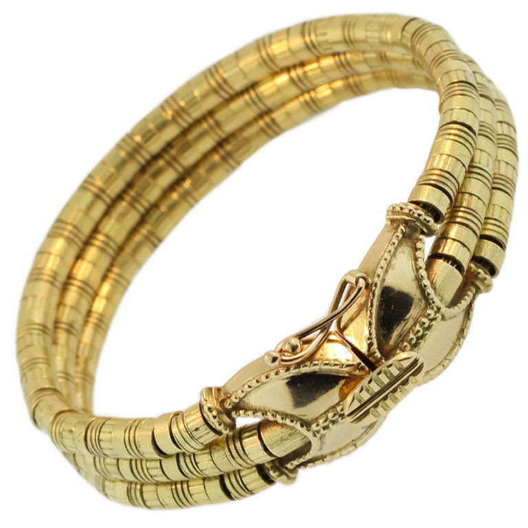 Troy Inspired Ilias Lalaounis Gold bracelet