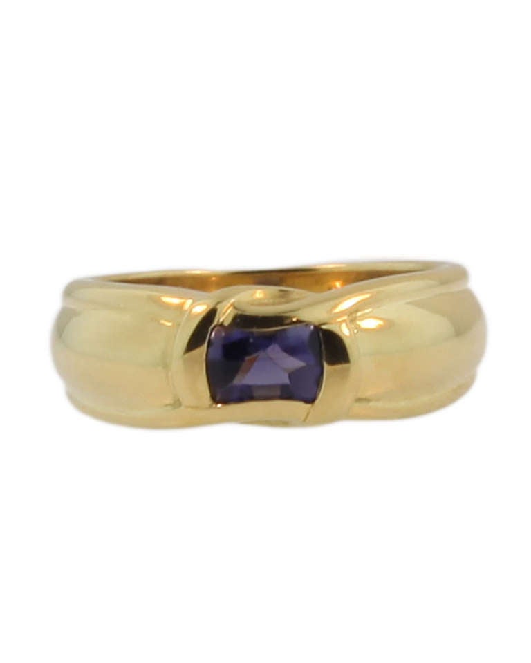 Chaumet Paris Sapphire Gold Ring