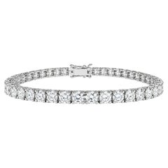 10.54 ct. Diamond Modern Tennis Bracelet White gold 18k