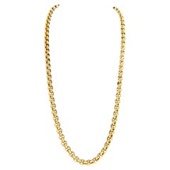 Italian 14K Yellow Gold 19" Rolo Chain Necklace