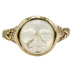 Man in the Moon Moonstone Ring