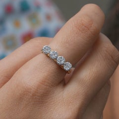 Genuine H/Si White Diamond Solid 14k Yellow Gold Jewelry Designer Ring