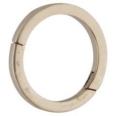 Solid 14k Yellow Gold Jewelry Round Spring Lock Enhancer Connector Clasp Finding