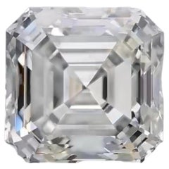 1.01ct Asscher Cut Diamond- VVS2 Clarity, H colour GIA Certified