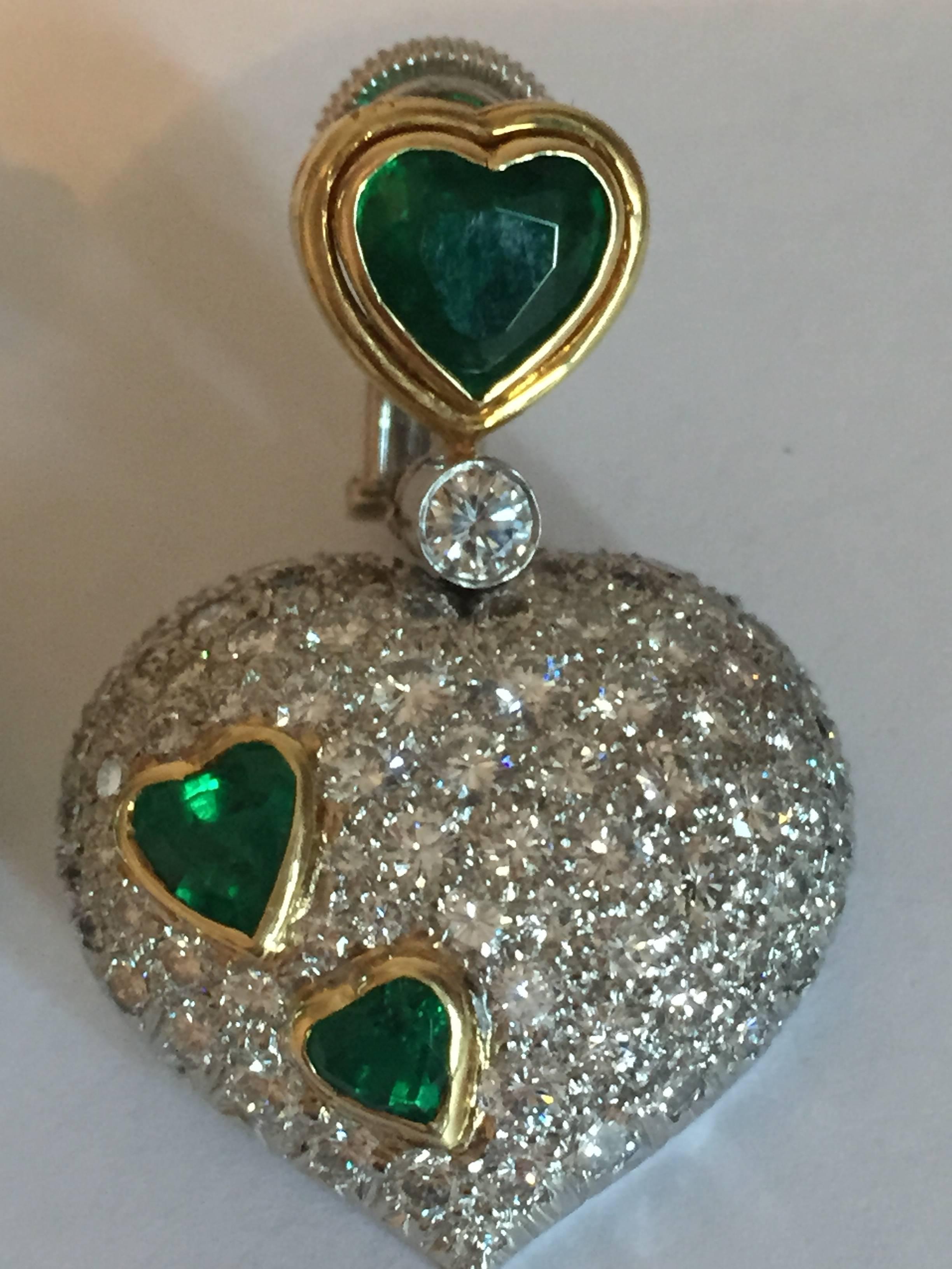harry winston emerald diamond ring