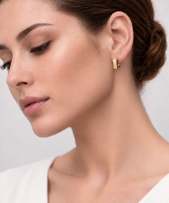 Set of 14K Yellow Gold Earrings, 0.128 oz