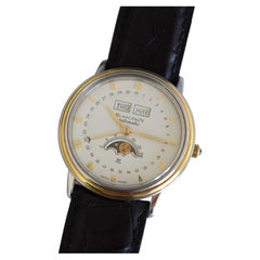 Blancpain Villeret Dreifacher Kalender Mondphase Automatik Stahl Gold, 1989