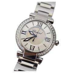 Chopard Imperiale 36 mm in acciaio inossidabile con lunetta di diamanti 388532-3004, completo di tutti gli accessori, 2011