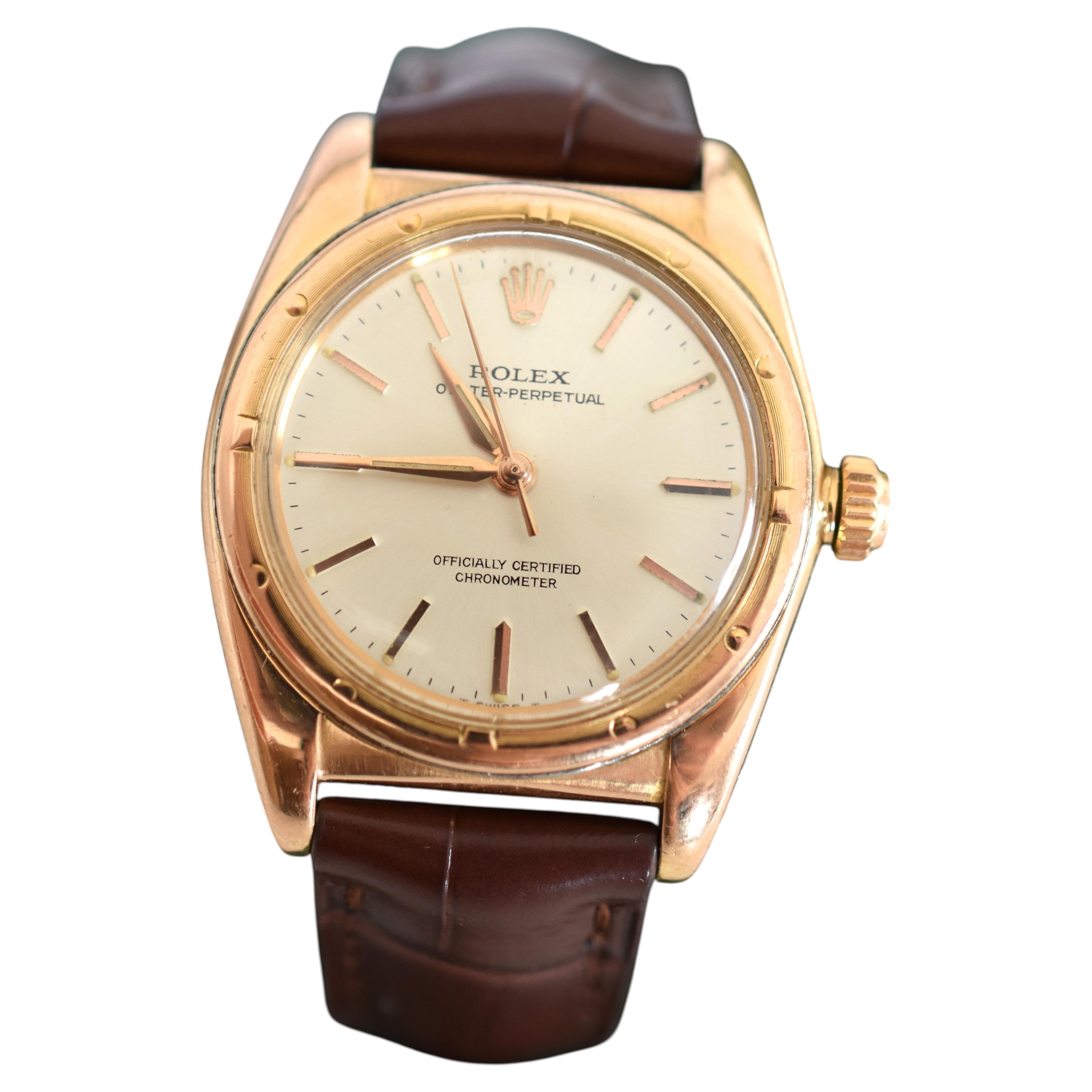 Are Rolex gold watches plated or solid?