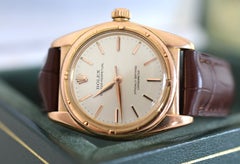 Oyster Perpetual Bubbleback “Ovetto” Ref. 3372, 18K Rose Gold, Cal. 9¾, c.1945