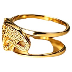 18K White Gold Hidalgo Panther Wide Jacket Diamond Band