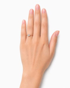18K Pink Rose Gold Fancy Color Pink Diamond Designer Stacking Band Ring