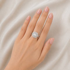 18K White Gold GIA Certified Diamond Engagement Ring