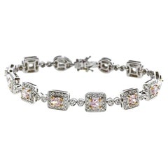 ARGYLE Pink Diamonds – Bracelet 6.36ct Natural Fancy Pink 18K 21 Grams Mix Shape