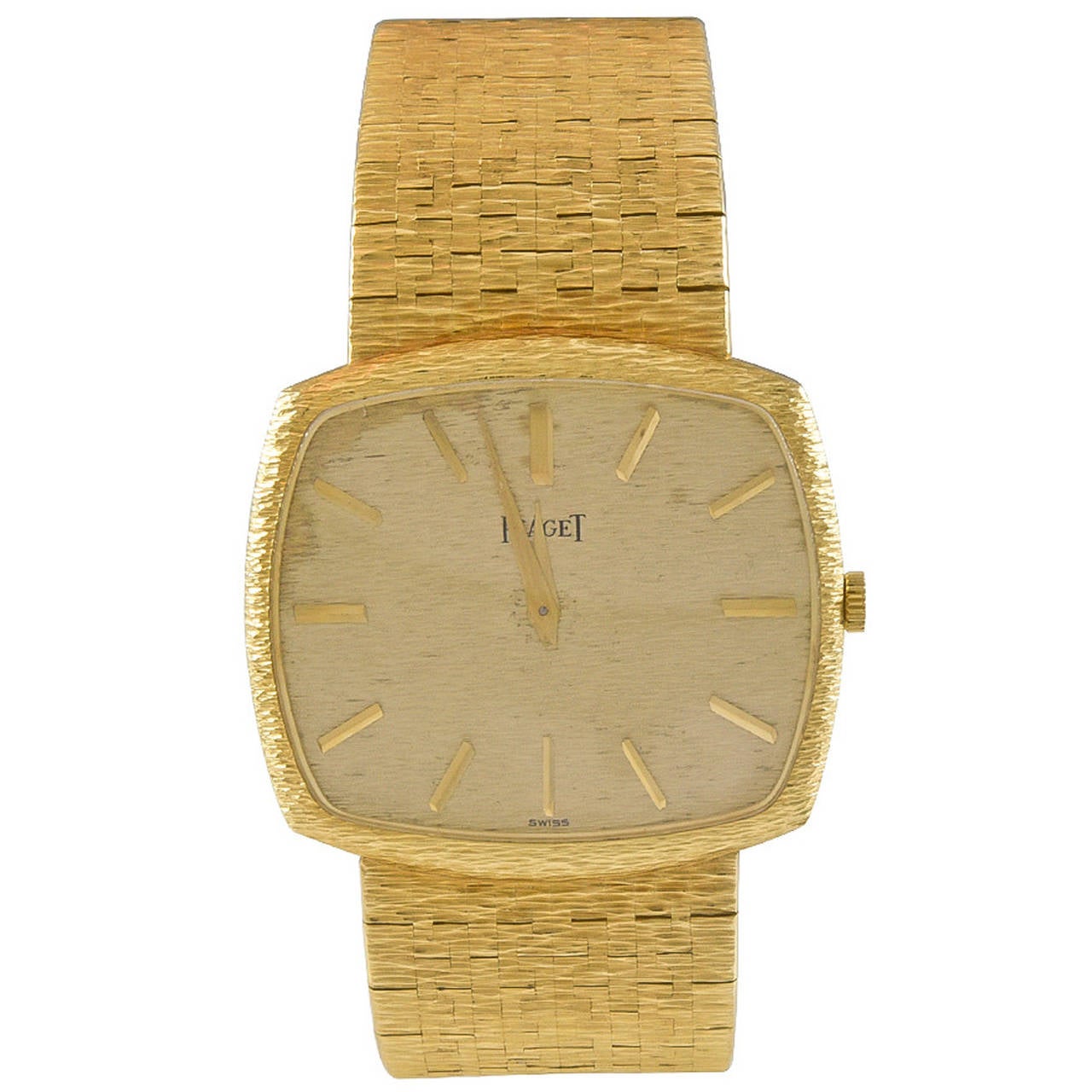Piaget Yellow Gold Quartz Wristwatch Ref 9730