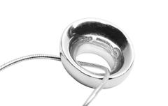 Georg Jensen White Gold Pendant Necklace