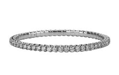Picchiotti Diamond Expandable White Gold Tennis Bracelet