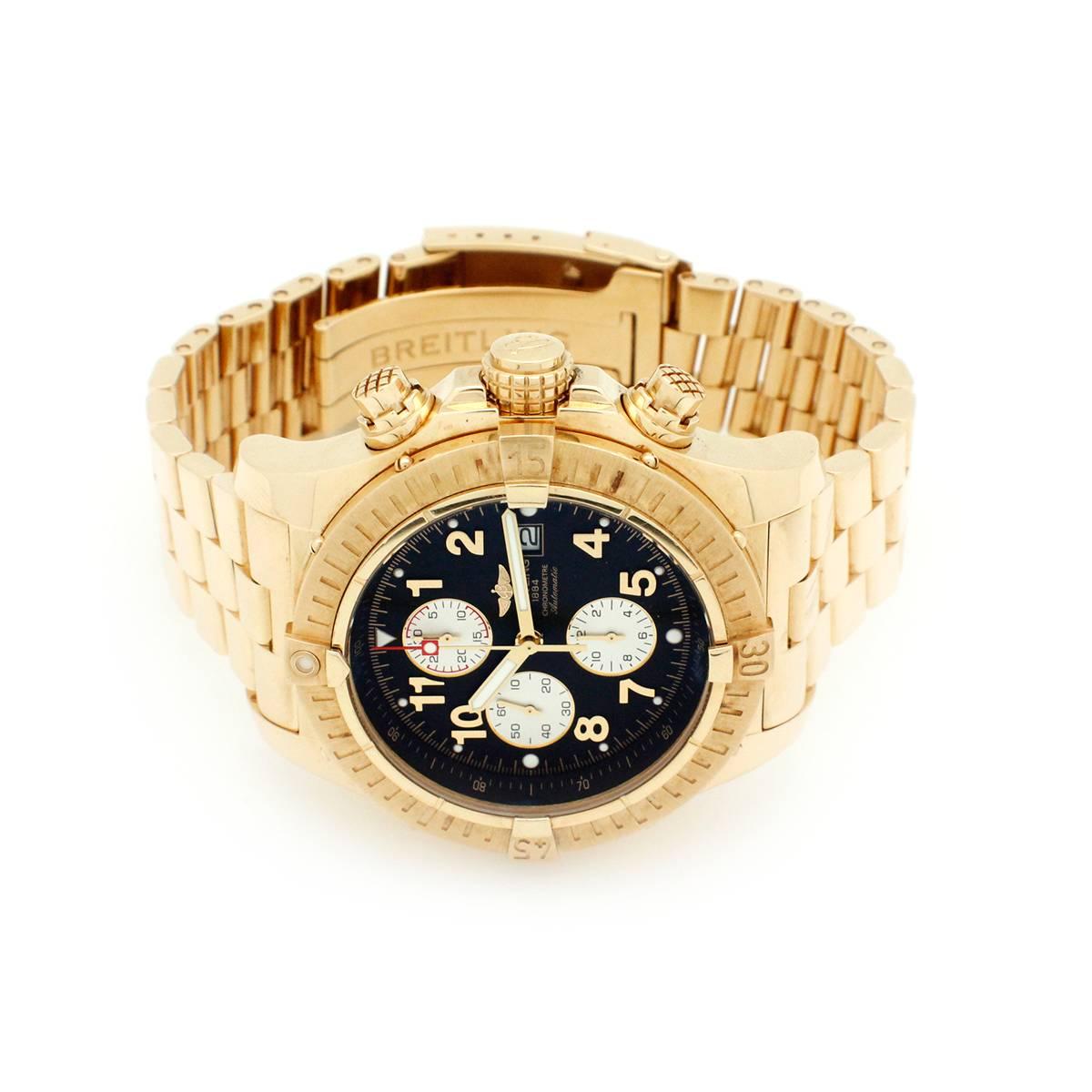 breitling super avenger gold