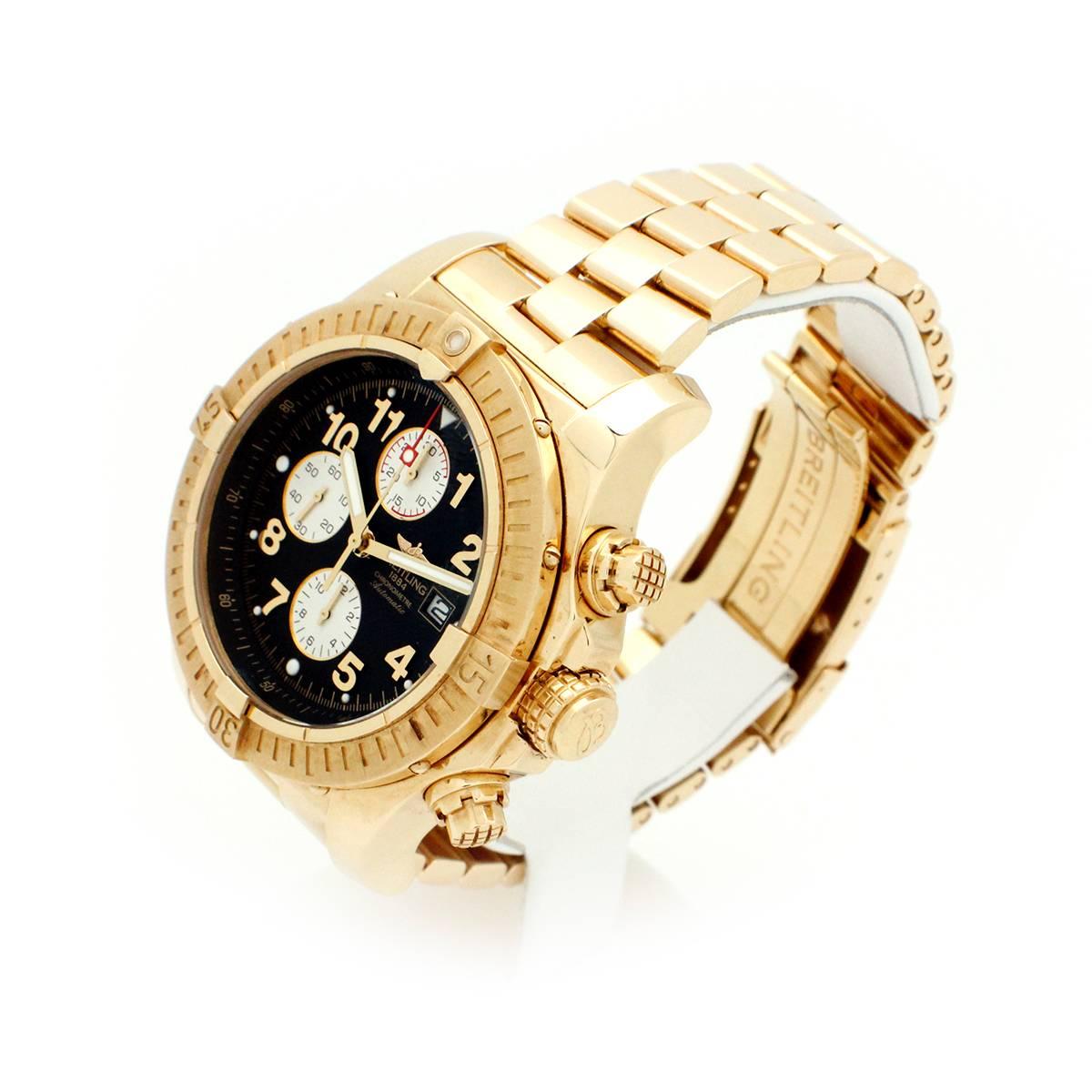 breitling avenger gold