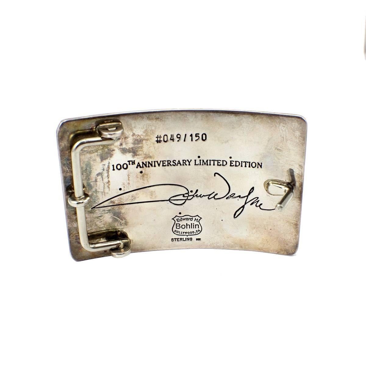 john wayne belt buckle limited edition