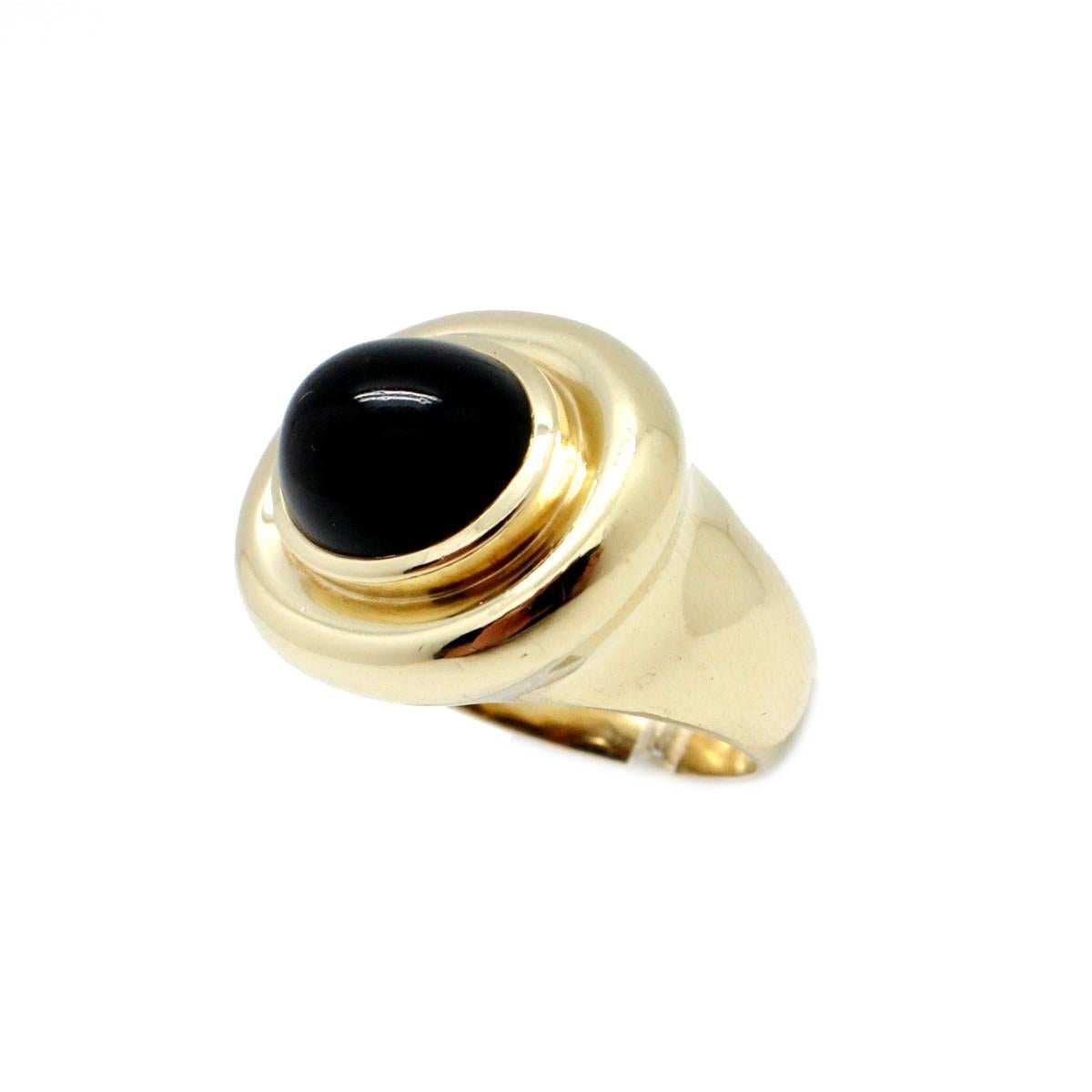 tiffany black onyx ring