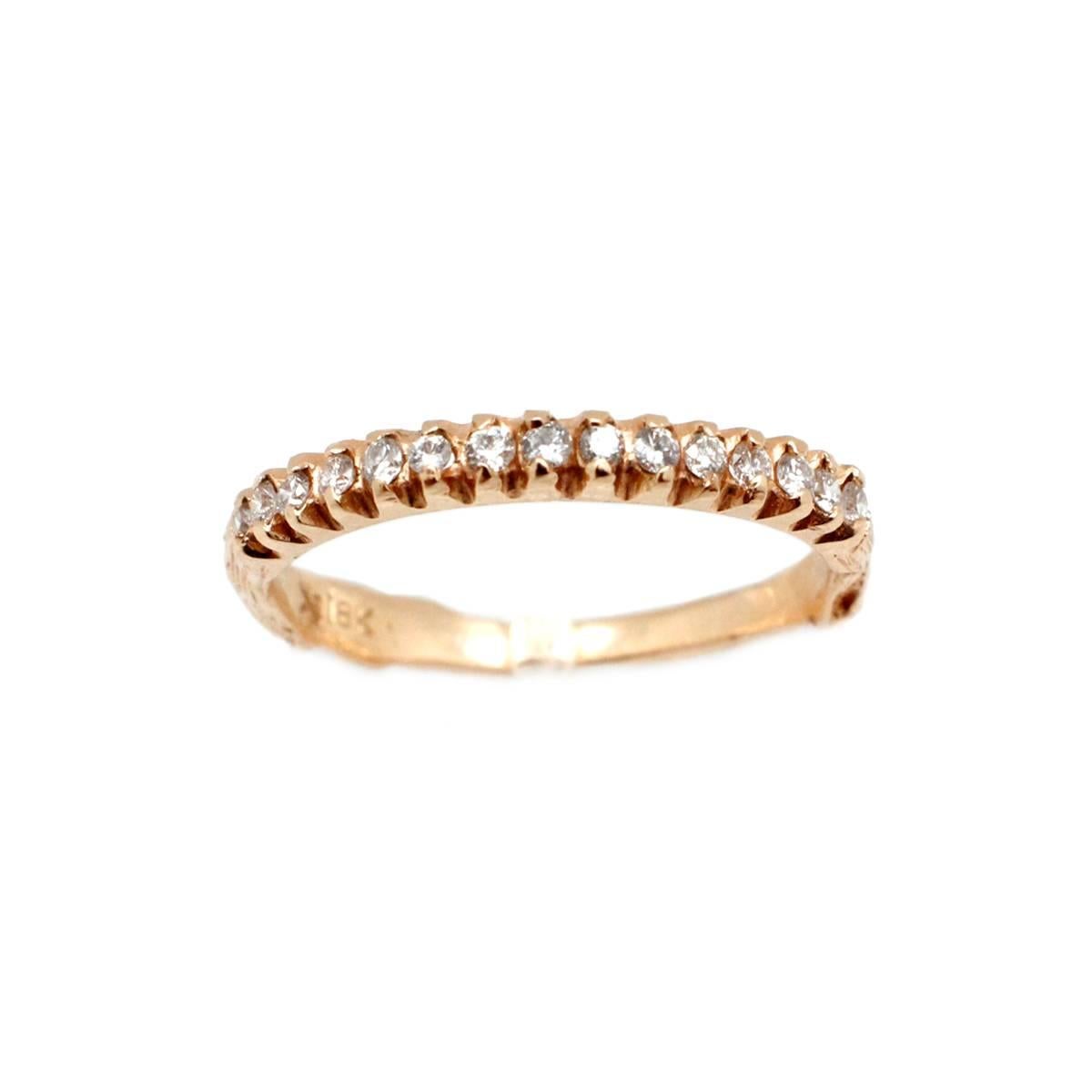 K. Brunini Diamond Two Color Gold Halo Twig Ring Set  For Sale 1
