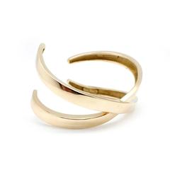 Tiffany & Co. Paloma Picasso Gold X Bangle Bracelet