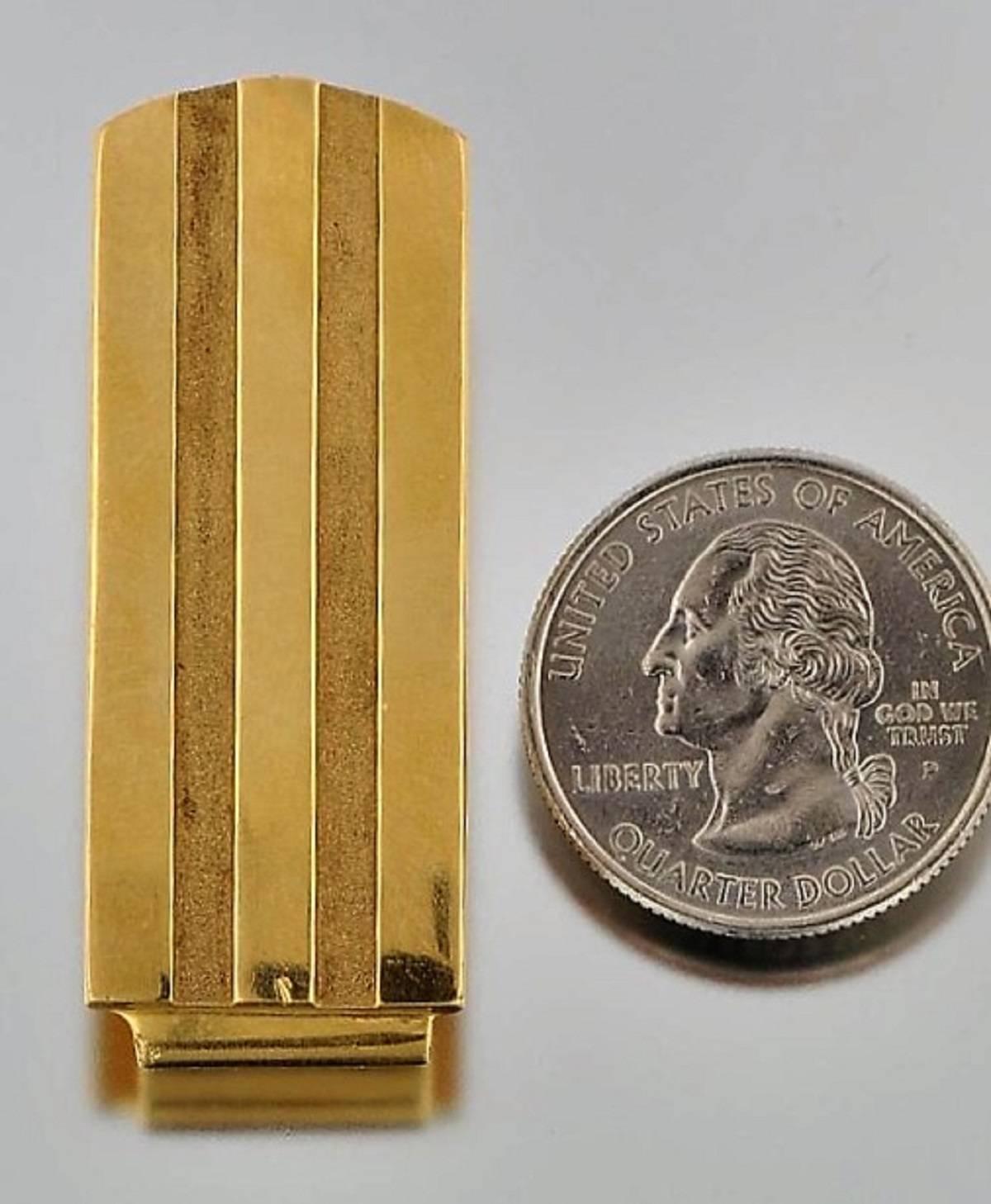 gold money clip tiffany