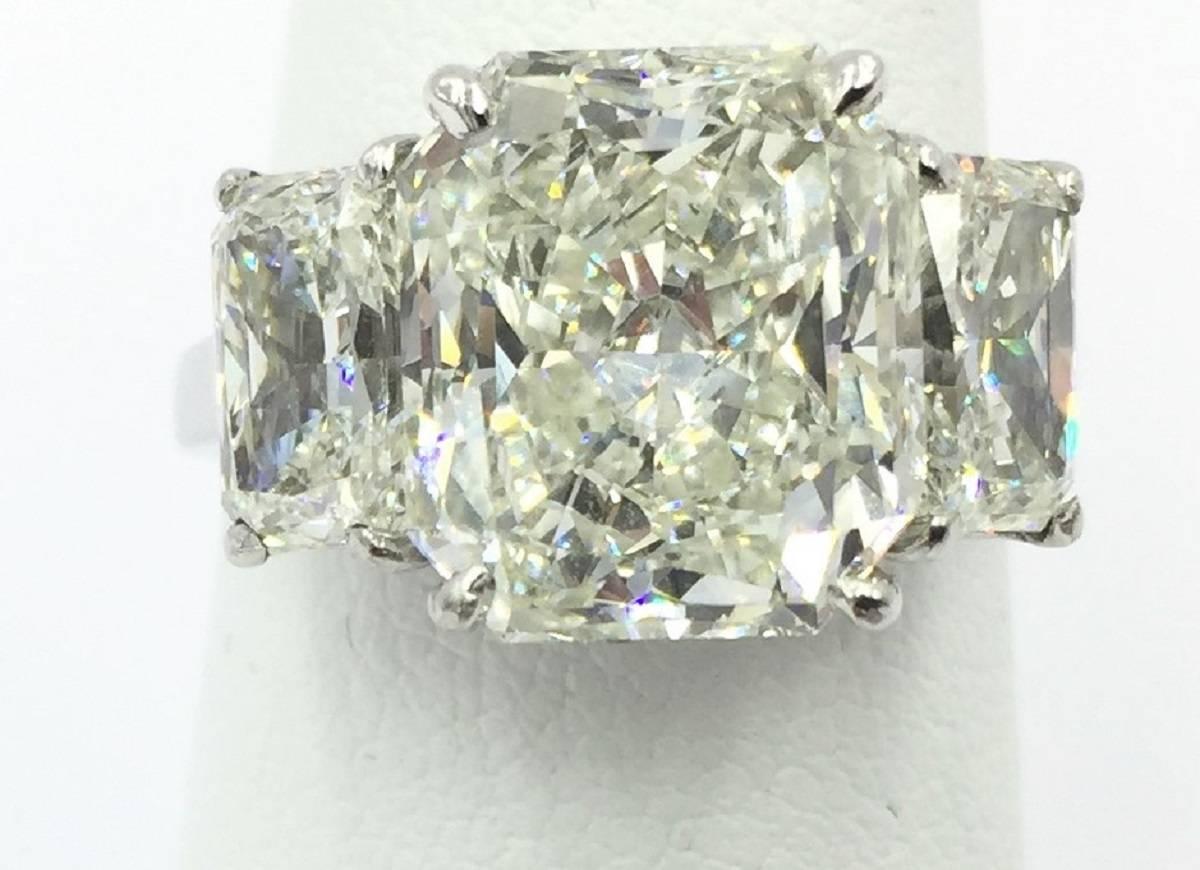 Contemporary Chopard 7.18 Carats GIA Cert Diamonds Platinum Little Princess Collection Ring