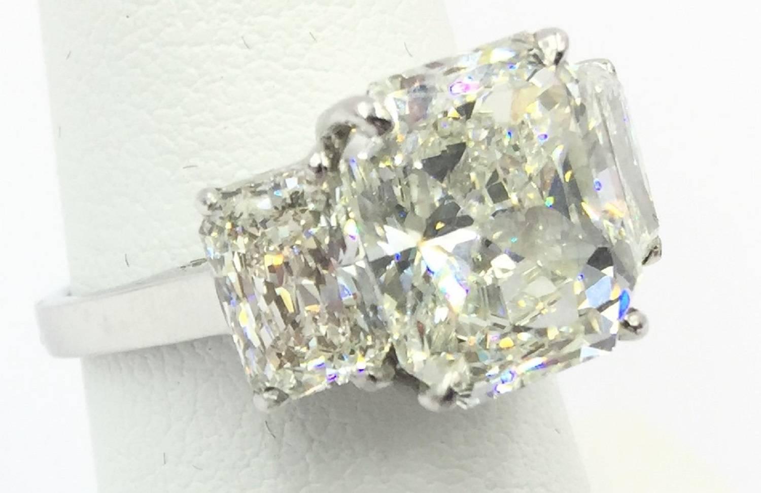 Chopard 7.18 Carats GIA Cert Diamonds Platinum Little Princess Collection Ring In Excellent Condition In Scottsdale, AZ