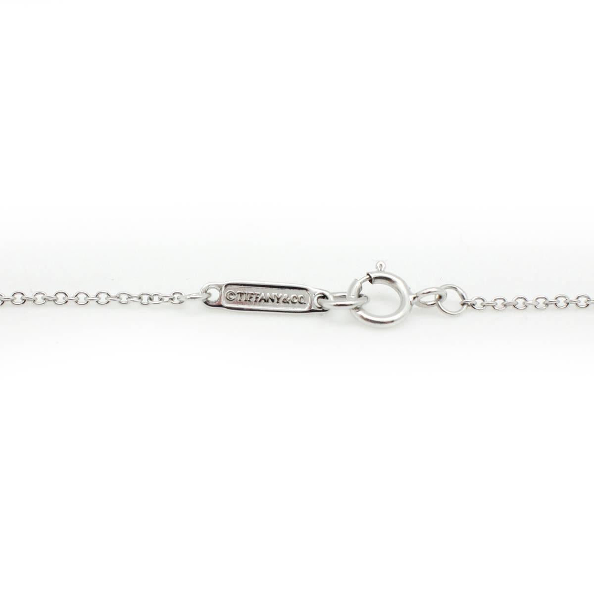 Tiffany & Co. .35ctw Diamonds & Atlas Collection Pendant 18kt Necklace 1