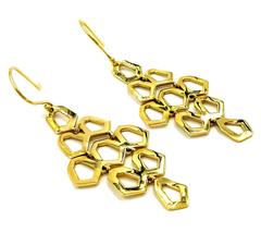 Ippolita Glamazon Gold Open Cascade Flowing Gorgeous Dancing Earrings