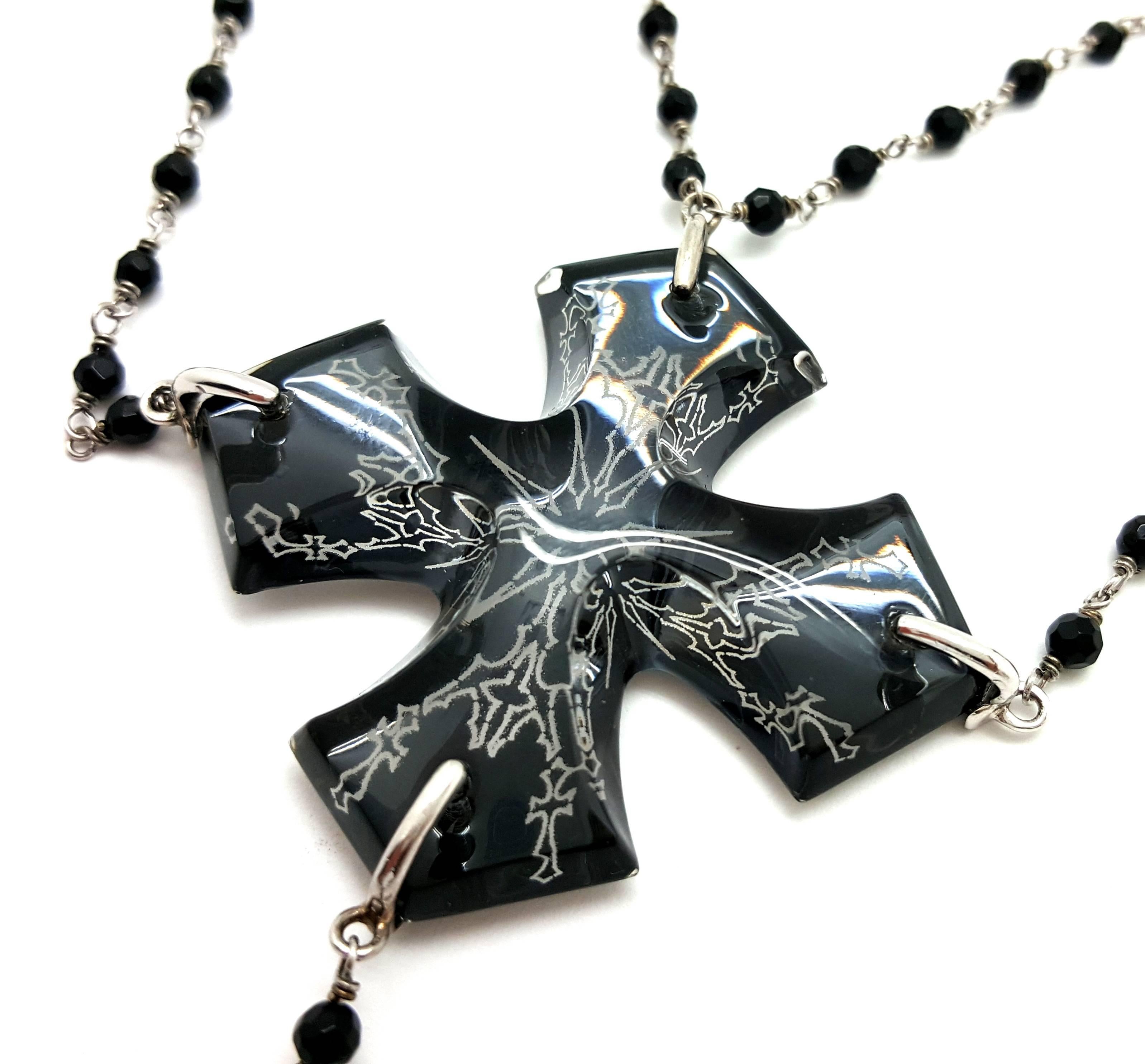 baccarat cross necklace