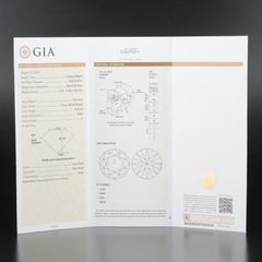 14k Gold Platinum 2.73 CTW Diamond Ring with GIA Report and Natural Fancy Center