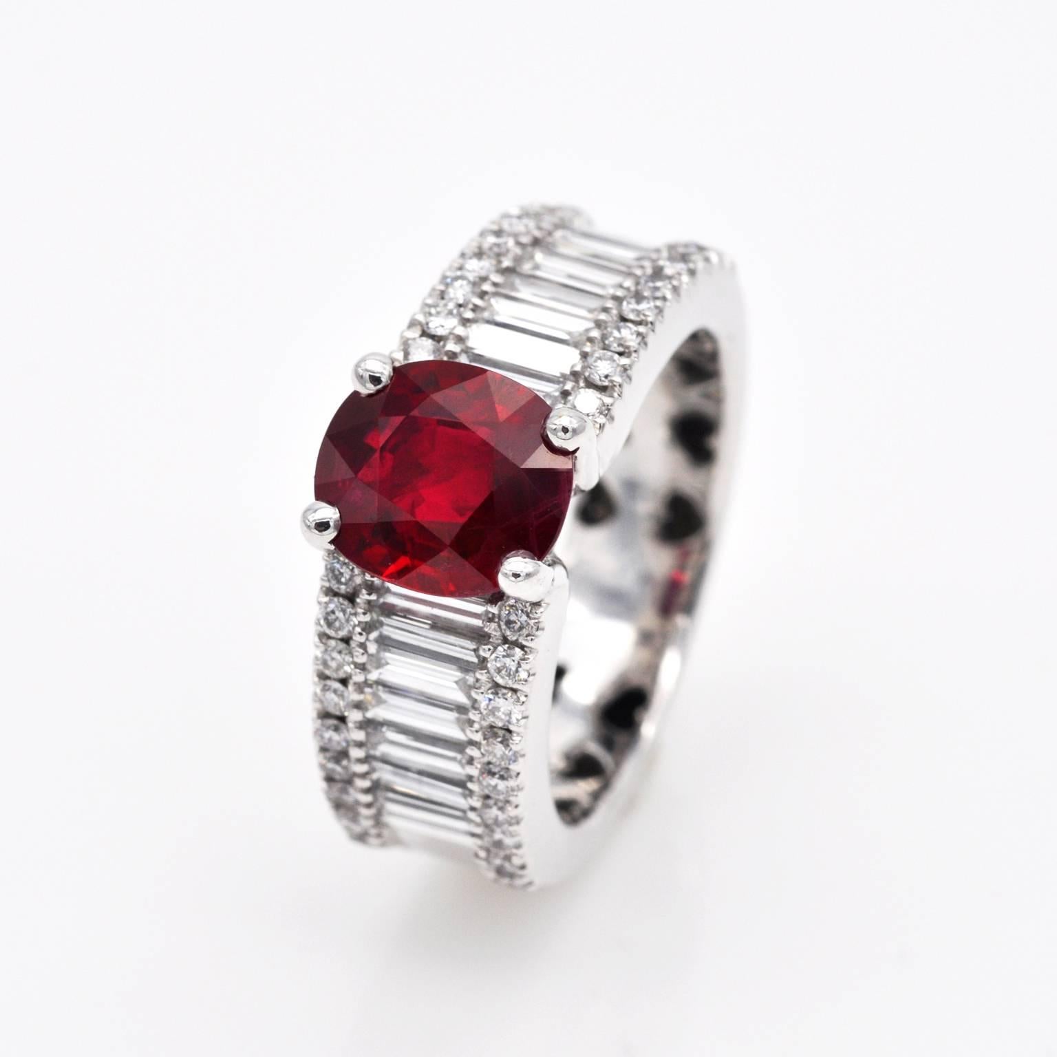 pigeon blood ruby rings