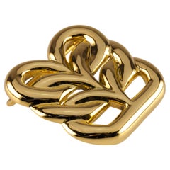 Van Cleef & Arpels 18k Yellow Gold Vintage Belt Buckle Hand-Signed