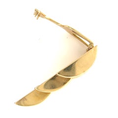 Cartier SINGLE 14k Yellow Gold Vintage Dress Clip ONE ONLY