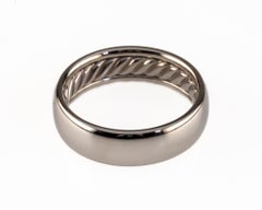 David Yurman DY Classic Platinum Band w/ Original Box Size 7.5