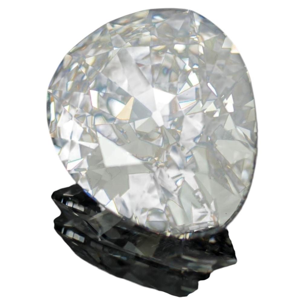 2.72 Carat Loose D / VS1 Pear Shaped Diamond GIA Certified For Sale