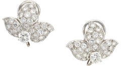 Platinum South Sea Pearl and 5 CTW Diamond Day/Night Clip-On Earrings