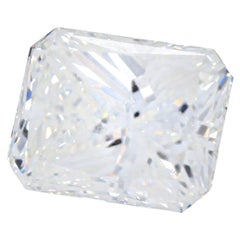 Diamant en vrac de 2,07 carats, pureté H, qualité SI1, taille « radiant », certifié par le GIA