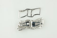18k White Gold and Platinum Diamond Double Clip/Brooch TDW = 5.10 ct